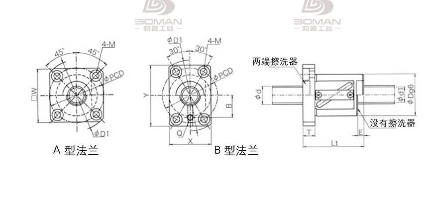 KURODA GR1525AS-BALR 黑田精工丝杆怎么安装图解