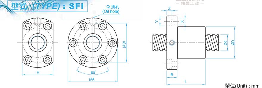 TBI SFI0205T-4 tbi滚珠丝杆怎么加工