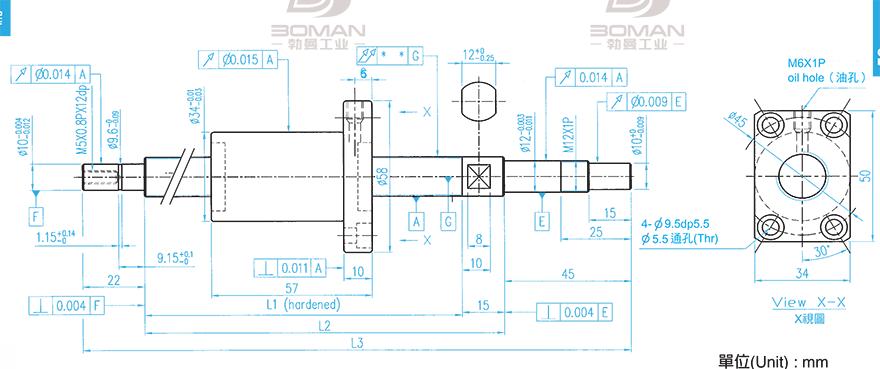 TBI XSVR01510B1DGC5-421-P1 tbi丝杠怎么表示