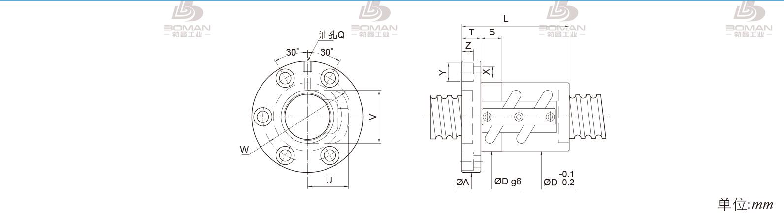 PMI FSVC3210 pmi梯形丝杆