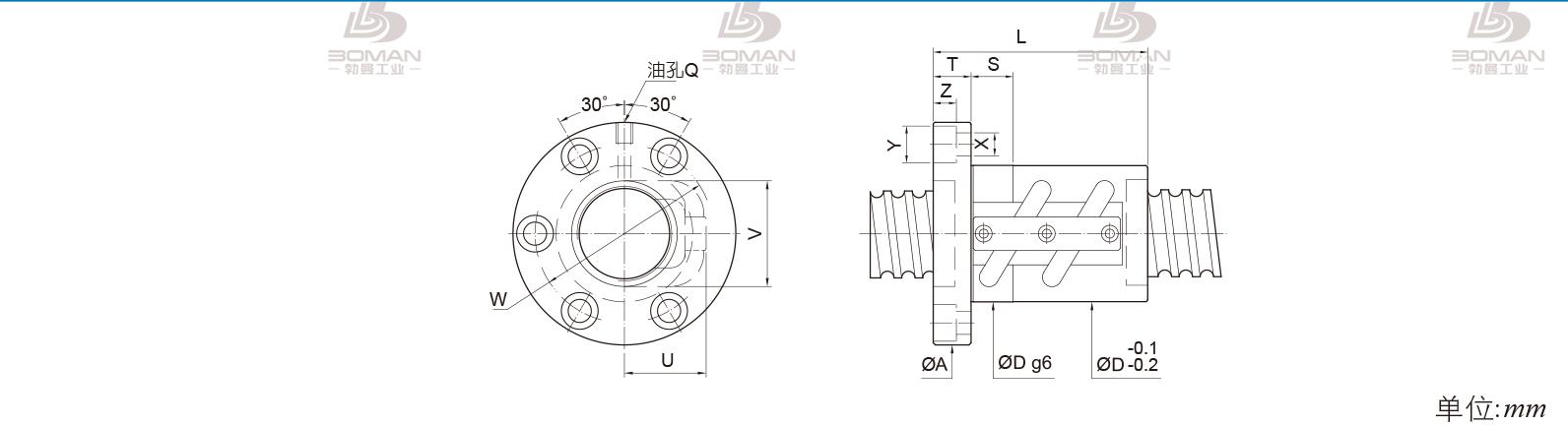 PMI FSVC5005-4.5 pmi滚珠丝杠的摩擦系数