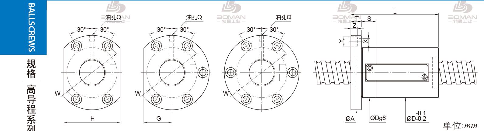 PMI FSWE6310-5 pmi丝杆供应