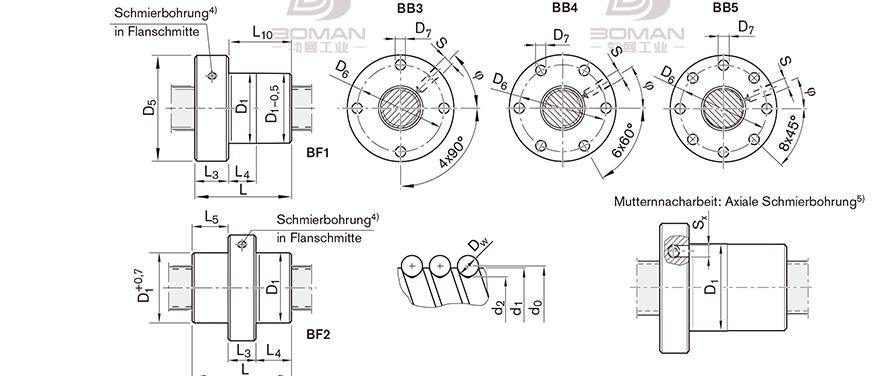 REXROTH R1552 tsk滚珠丝杠副