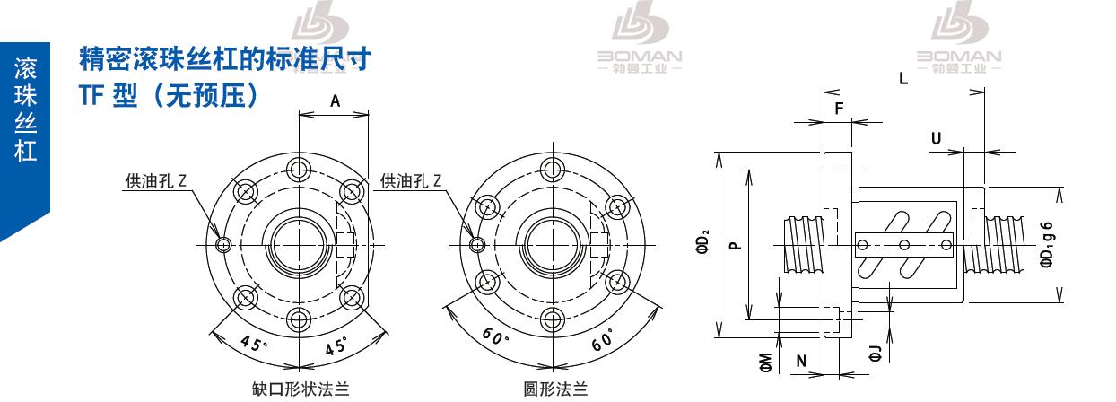 TSUBAKI 100TFC16 日本丝杠tsubaki